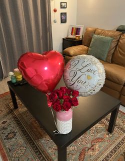 Black coffee table from IKEA