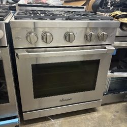 Open Box Dacor Slide In Gas Range Stainless Steel 