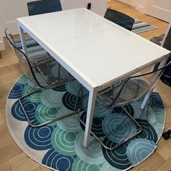 Table & 4 Chairs IKEA Willing To Deliver to curb in Bay Ridge