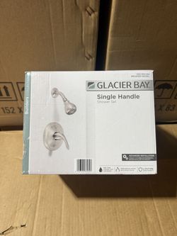 Glacier Bay 1001 819 034 Brushed Nickel Single Handle 1-Spray Shower Faucet Set