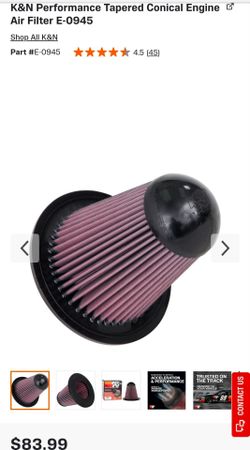 K&N air filter E-0945