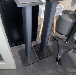 Studio Monitor Stands (Pair) – 36” Black