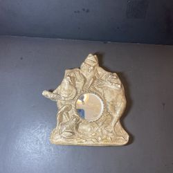 Musical, Frogs, Banjo, Ceramic Mirror Frame