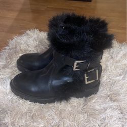 Charles David Leather Ankle Boots