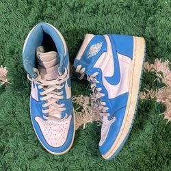 Nike Air Jordan 1 High UNC Blue Size 12 Mens
