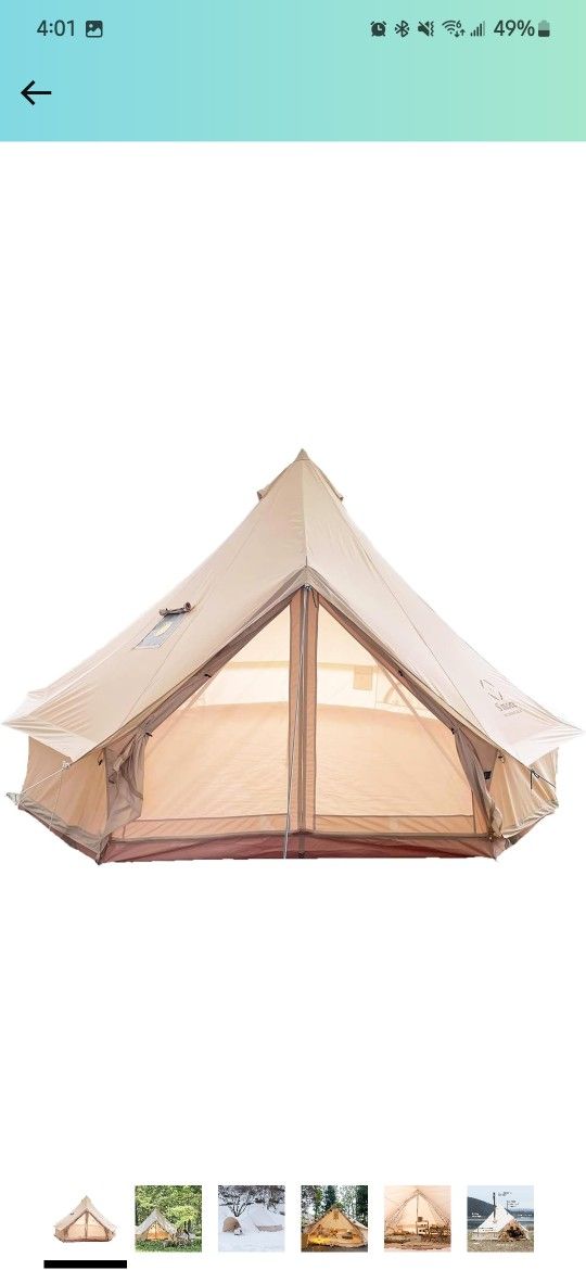S'more Canvas Family Camping Tent
