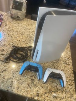PlayStation 5 Console with Two Controllers