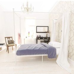Bed , White 🤍twin For Kids