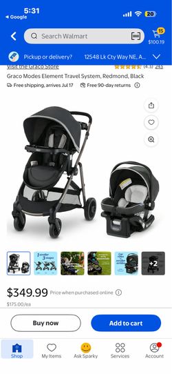 Car seat & stroller combo with base