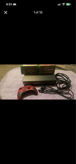 Microsoft Xbox One X Bundle with 14 Games and Controller