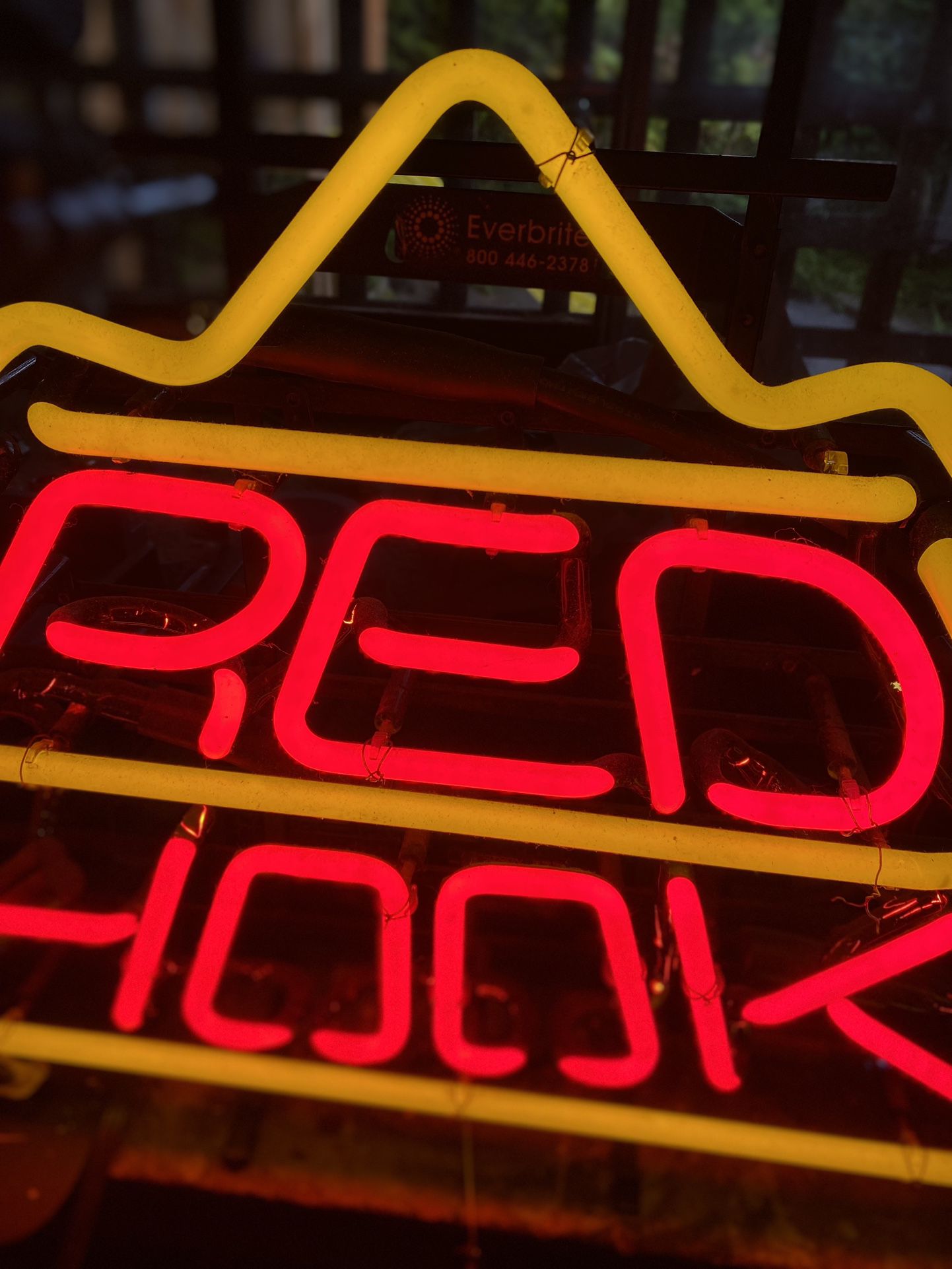 Vintage Red Hook Neon Sign