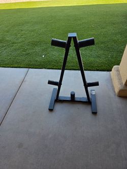 A-Frame Weight Plate Storage Rack