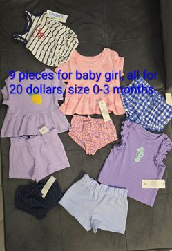Carter's Baby Girl Clothing Bundle 0-3 Months