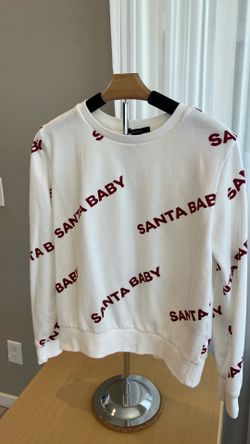 Forever 21 "Santa Baby" All-Over Print Sweatshirt - Size Medium