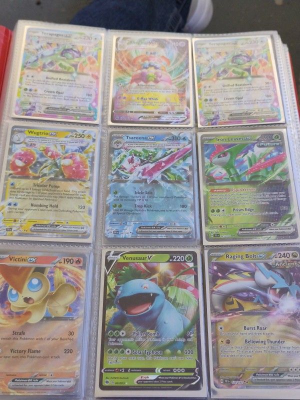 Big Binder Full Of Sleeved Cards And Stack As Well