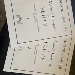 Taffanel  & Gaubert  Methods Complete De Flute 1  And 2