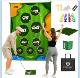 Sticky Golf Golf Game for Adults Outdoor Indoor - Backyard Chipping Set with Sticky Balls - Family Entertainment Multi-Player Action - Friend and Part