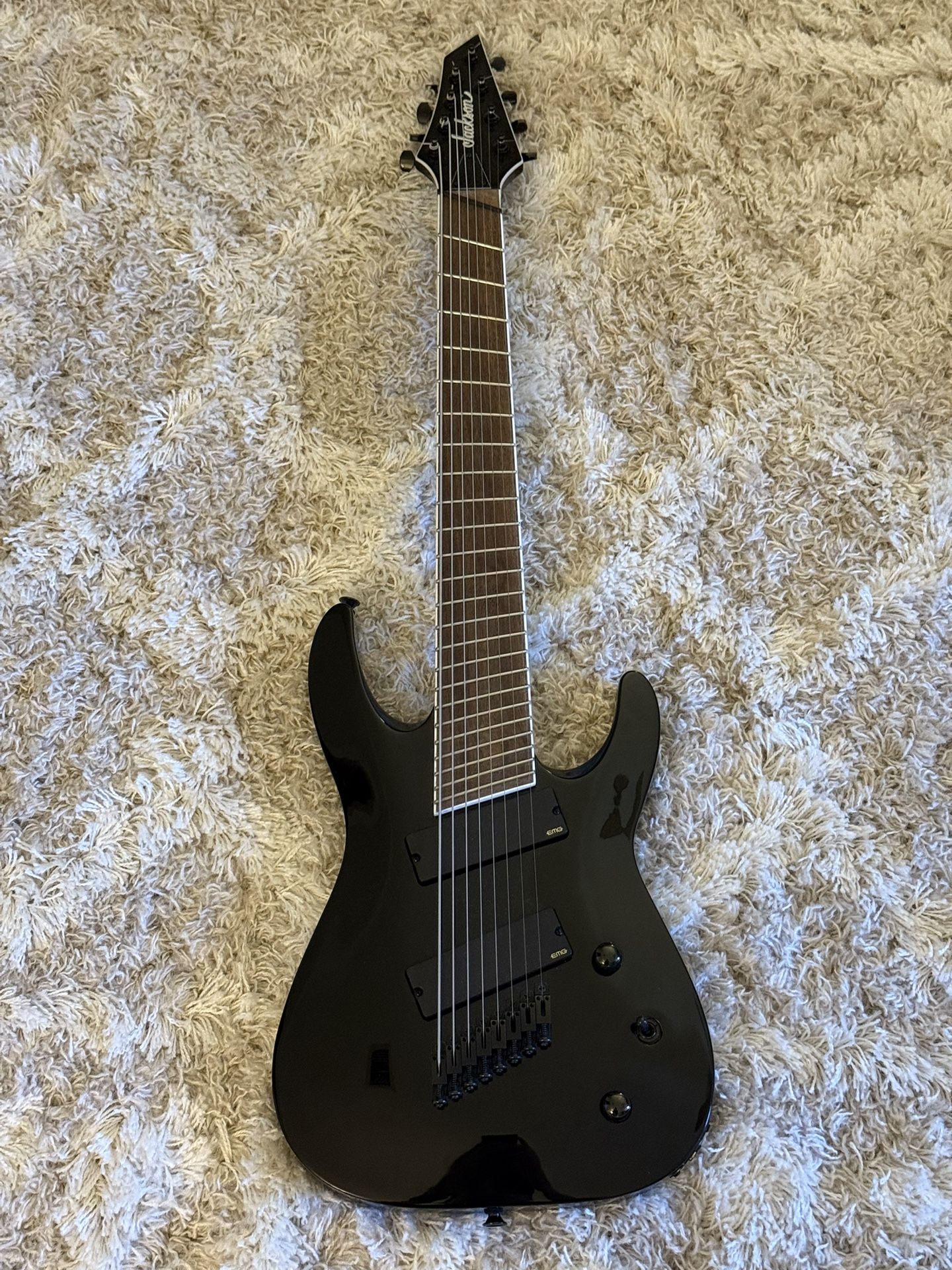 Jackson X Series Soloist Arch Top SLAT8 Multi-Scale - Gloss Black