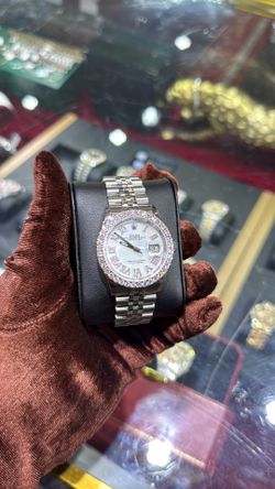 Diamond Rolex 36mm real diamonds