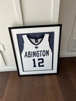 Penn State Abington Framed Basketball Jersey