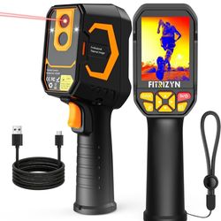 ☆ Thermal Camera 240×180 Resolution, 25Hz Infrared Camera with Laser Pointer, 320 X 240 LCD Screen Handheld Thermal Imaging Camera with -4℉~ 1022℉ Tem
