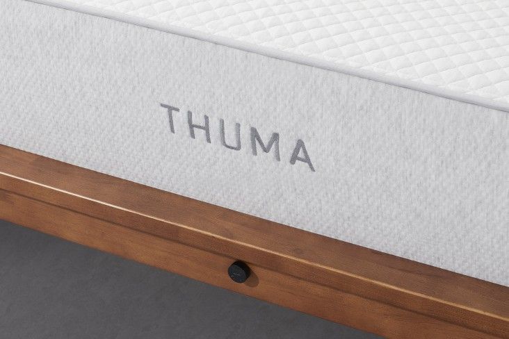 Like New Thuma.."The Bed" Frame+Mattress (Walnut)