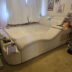 Queen Smart Bedframe and Mattress 