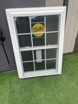New window Pella double hung new construction size w32 h46 $220