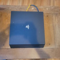 Ps4 Pro With 1 Blue Controller