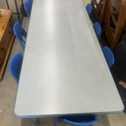 Kids Table With 8 Chairs 