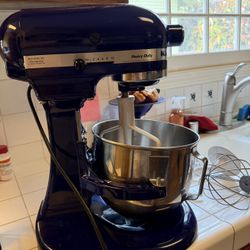 KitchenAid Heavy Duty KSM5BBU 5Qt Bowl-Lift Stand Mixer - Cobalt Blue