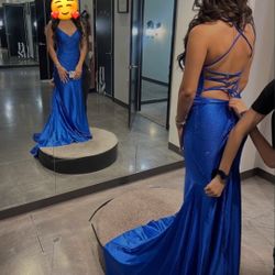PROM ROYAL BLUE EVENING GOWN