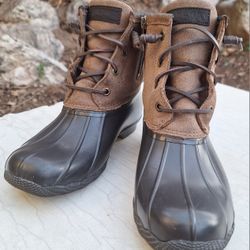 Fabulous Womens Sperry Saltwater Duck Boots US-Size  6.5