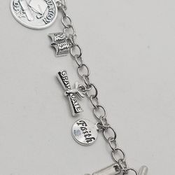 2024 Graduation Charm Bracelet