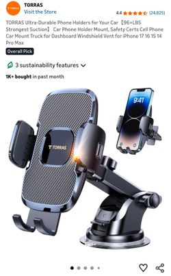 Torras phone mount for car