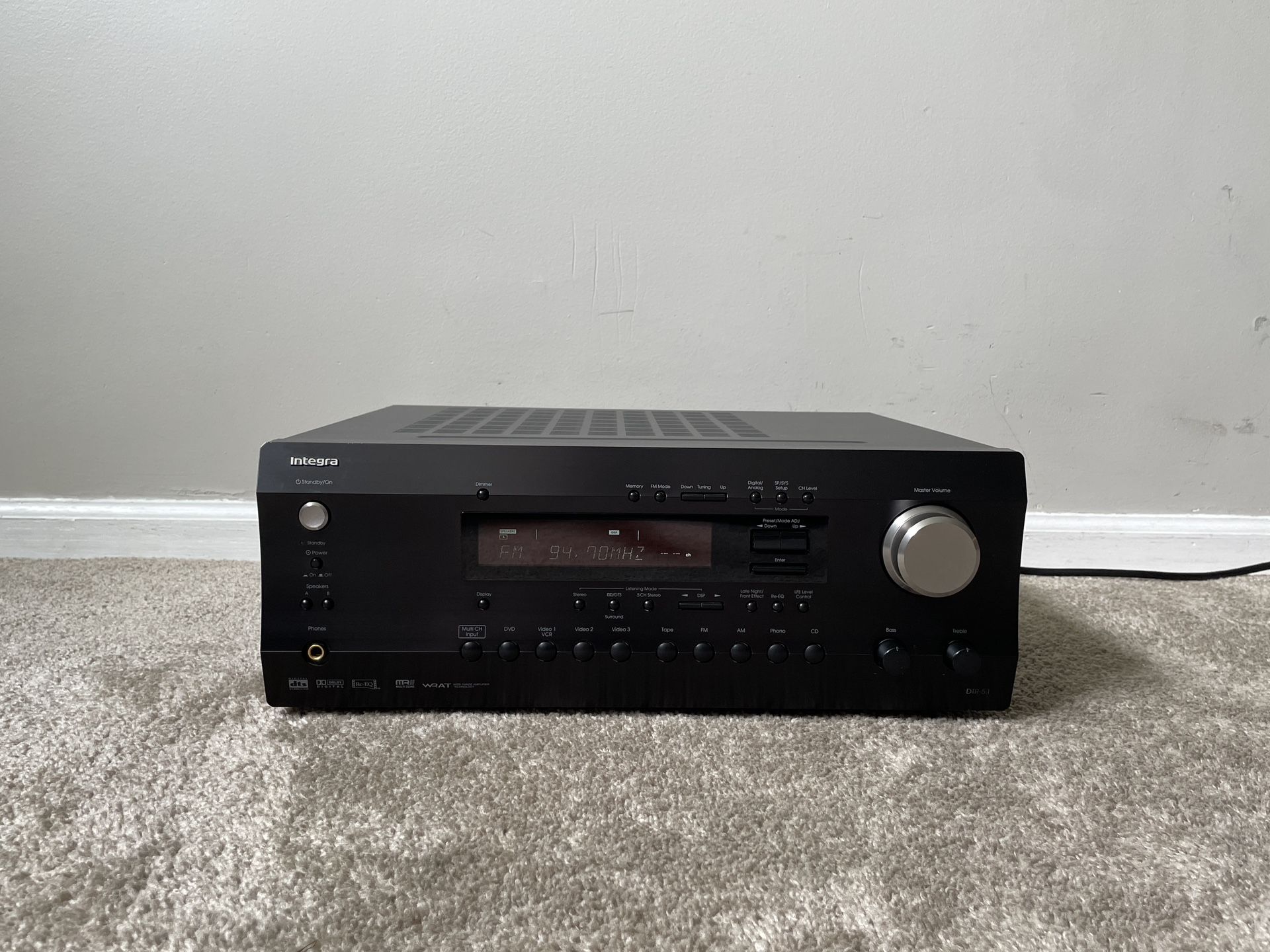 Integra DTR5.1 5.1 Home Theater Surround Receiver