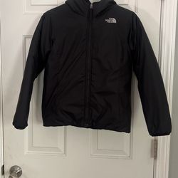 North Face Girls Black Reversable Coat