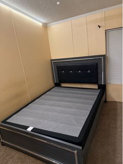 Modern Bed with lightning