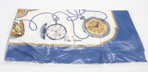 Original Rolex Genève Silk Scarf Pocket Watch Print Sealed in Original Package