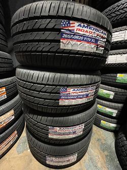265/50/20 AMERICAN ROAD STAR 4 NEW TIRES INSTALLED ✅ INSTALADAS ✅🔥