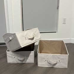 $65 - 9 Fabric Storage Bins