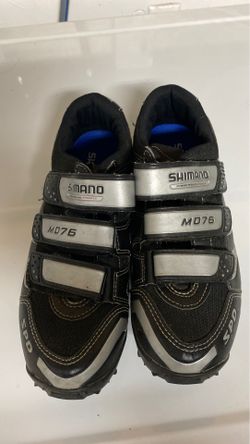 Shimano M076 mtb shoes with cleats
