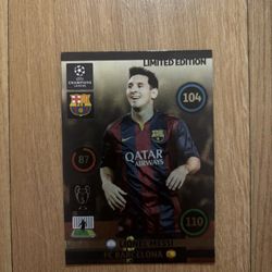 2014-15 Panini Adrenalyn XL UEFA Champions League Limited Edition Lionel Messi