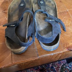 Really Nice Ladies Birkenstock Kairo Black Sandals