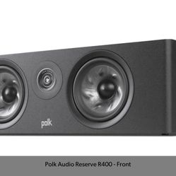 Polk Audio Reserve R400 PREMIUM HIGH-PERFORMANCE CENTER CHANNEL SPEAKER
