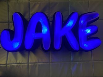 Custom Your Name Sign With Led Light High Quality