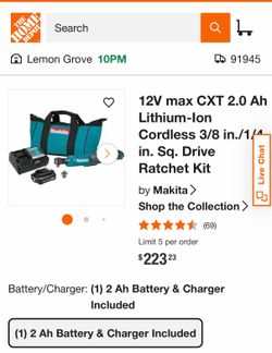 Makita cordless ratchet wench 12v