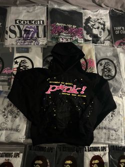 Sp5der Hoodie P*NK