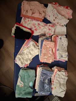Baby Girl Clothing Bundle of 55 pieces