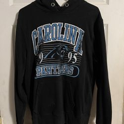 Carolina Panthers '47 Black Double Block Pullover Hoodie Men's Size Large